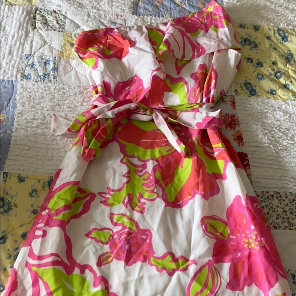 Lilly Floral One Shoulder Dress
